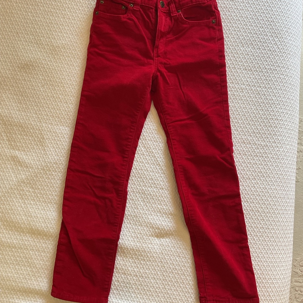 Crewcuts Bold Red Pants